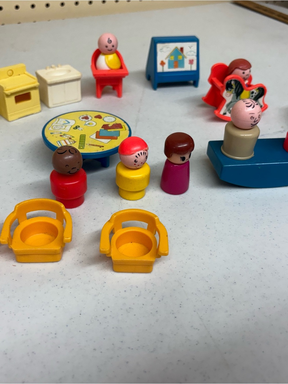 Fisher-Price Little People Mixed Color Playset with Chairs and Figures